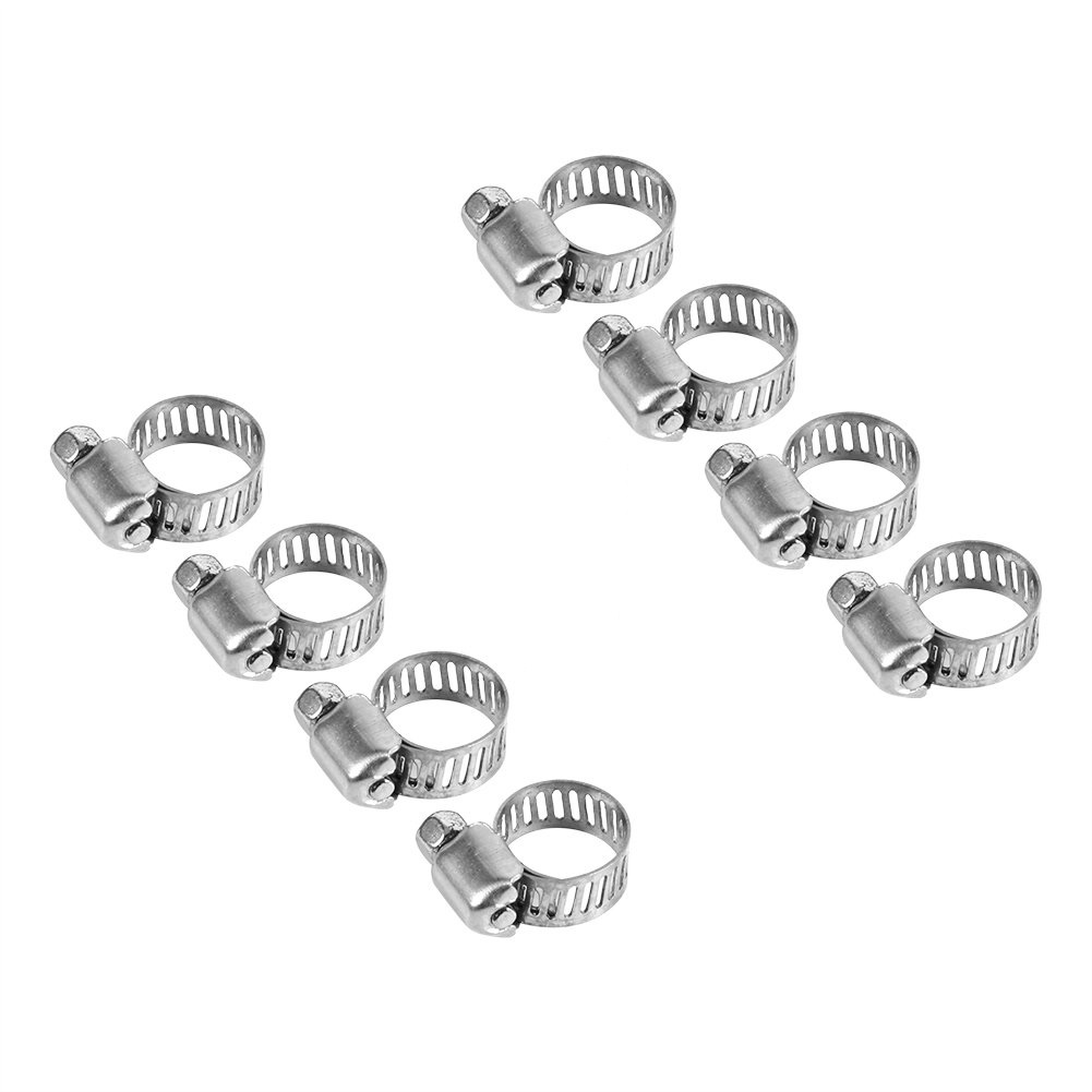 ABRAZADERA PARA MANGUERA INOXIDABLE 13MM 1" (BLISTER 8 UNDS) REF. EMP278 MARCA HJ
