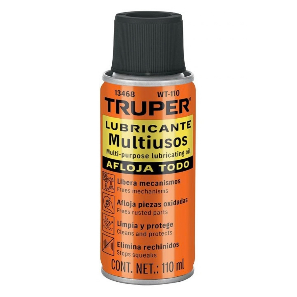 ACEITE SPRAY / LUBRICANTE PROTECTOR AFLOJA TODO 110 ML MOD.WT-400M REF.13468 MARCA TRUPER
