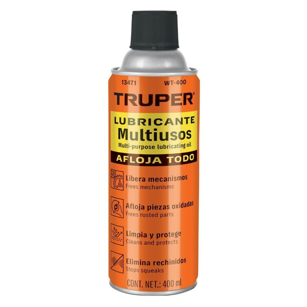 ACEITE SPRAY / LUBRICANTE PROTECTOR AFLOJA TODO 400 ML MOD.WT-400 REF.13471 MARCA TRUPER