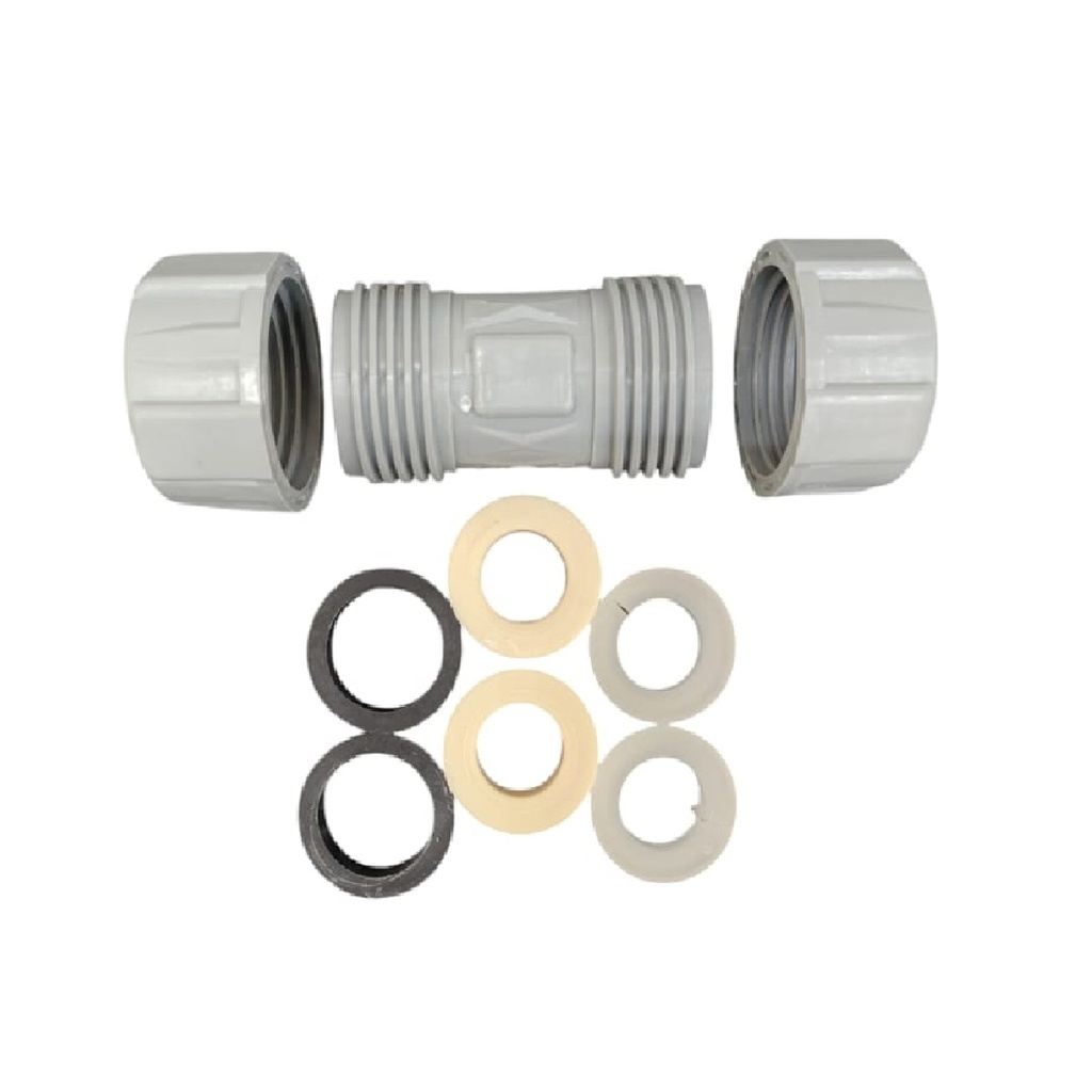 ACOPLE DE COMPRESION DRESSER PVC 1/2" REF. NM-D01 MARCA COFLEX