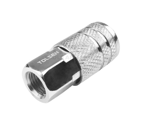 ACOPLADOR INDUSTRIAL DE ACERO HEMBRA DE 1/4" / 300 PSI REF. 72605 MARCA TOLSEN