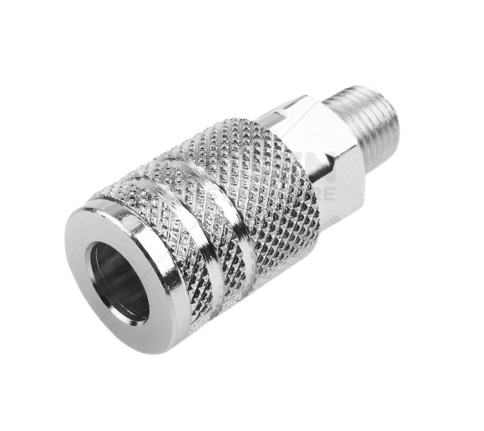 ACOPLADOR INDUSTRIAL DE ACERO MACHO DE 1/4" / 300 PSI REF. 72606 MARCA TOLSEN