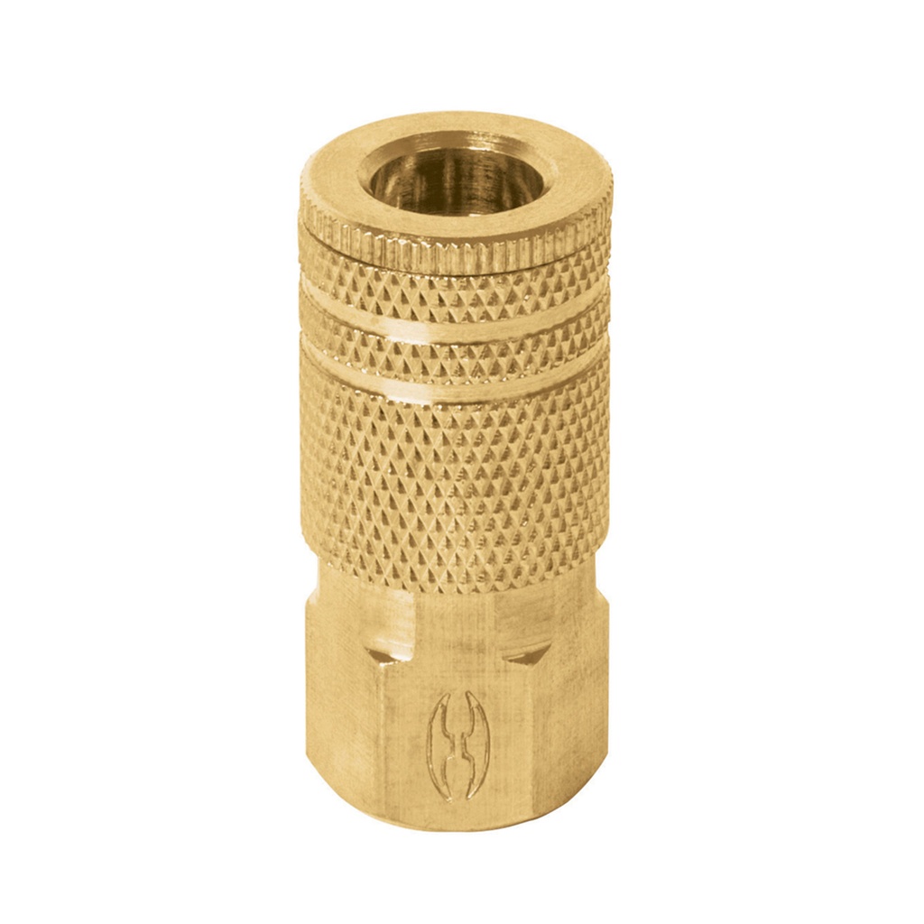 ACOPLE RAPIDO NEUMATICO PARA COMPRESORES DE 1/4" HEMBRA BRONCE REF. 19084 MARCA TRUPER