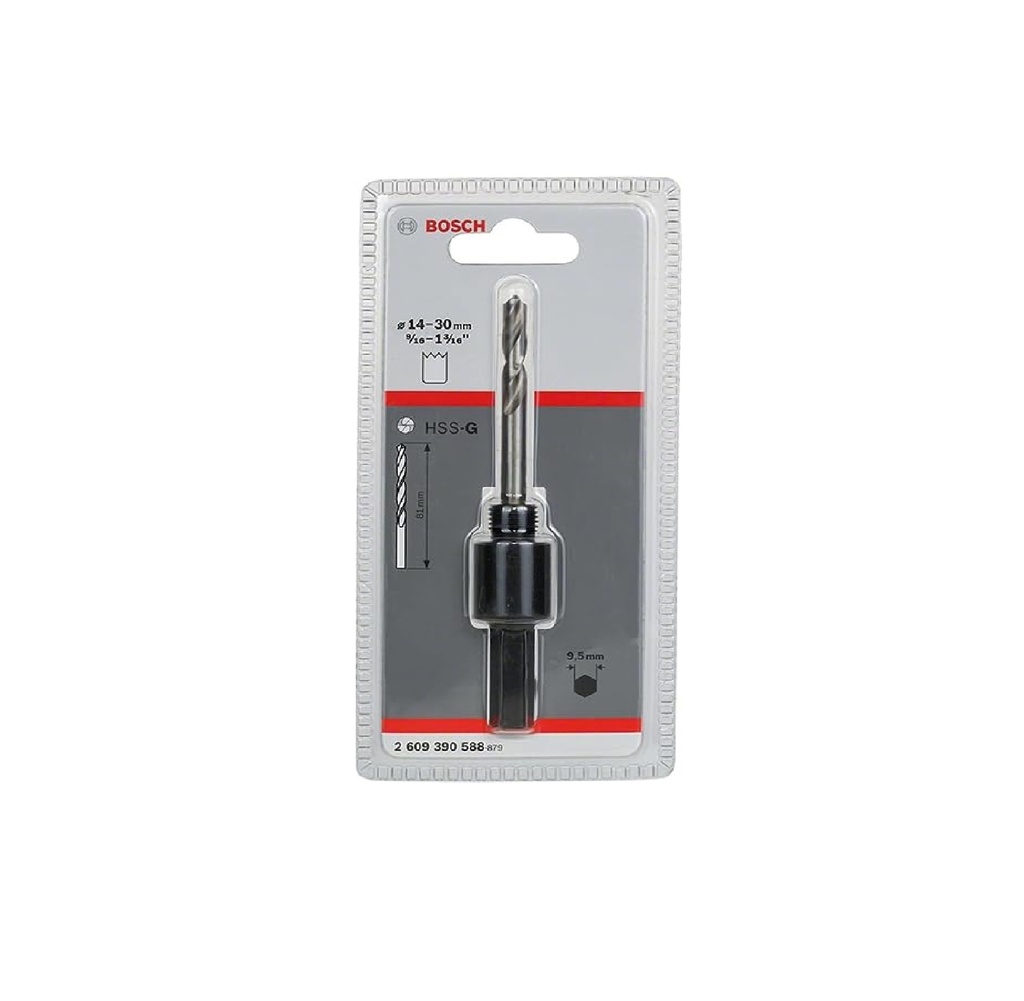ADAPTADOR HEX. 1/2" C/ROSCA P/SIERRA COPA C/BROCA CENTRO REF.2609390588 / 878304 /698252 MARCA BOSCH