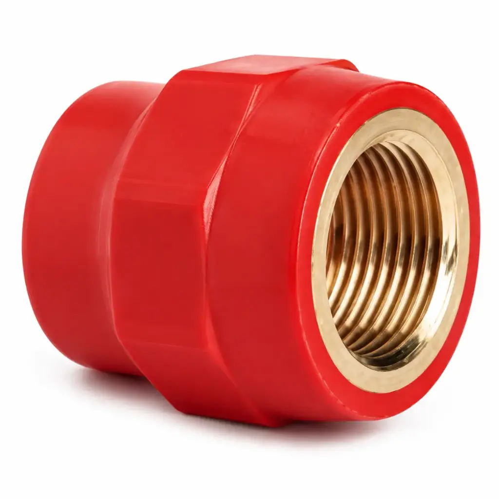 ADAPTADOR CON ROSCA HEMBRA 32 MM X 1" FIRETEC LINEA ROJA COD-DSB207F MARCA DONSEN