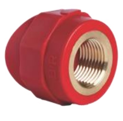 ADAPTADOR CON ASIENTO ROSCA HEMBRA 63-125 X 1/2 FIRETEC LINEA ROJA COD-DSB222F MARCA DONSEN