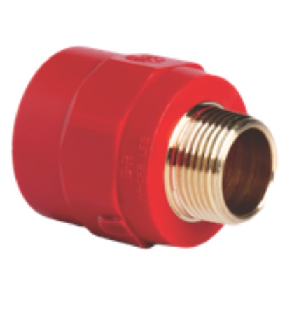 ADAPTADOR CON ROSCA MACHO 63 MM X 2" FIRETEC LINEA ROJA COD-DSB310F MARCA DONSEN