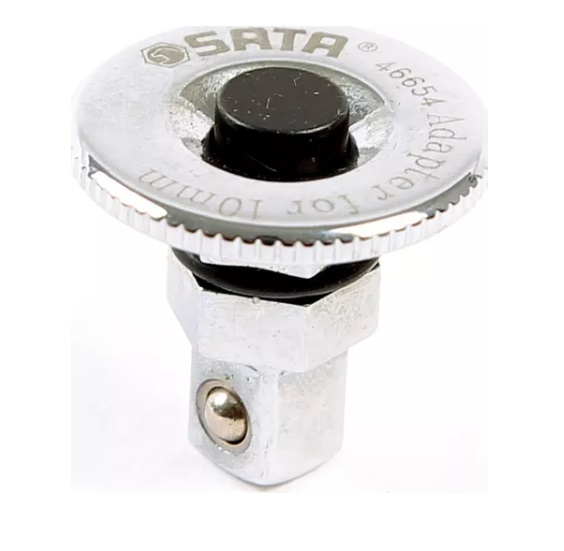ADAPTADOR / LLAVE PARA CONVERTIR RATCHET DE 1/4" X 10 MM CROAMDO REF. 46654 MARCA SATA