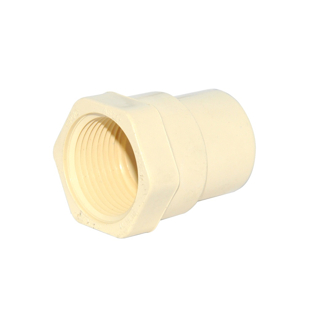 ADAPTADOR HEMBRA DE CPVC AC DE 3/4" SOLDABLE REF. CPV-AC18 MARCA SEMILIC