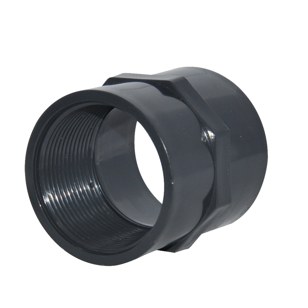 ADAPTADOR HEMBRA DE PVC AF DE 1 1/2" SOLDABLE REF. CPV-AF37 MARCA SEMILIC