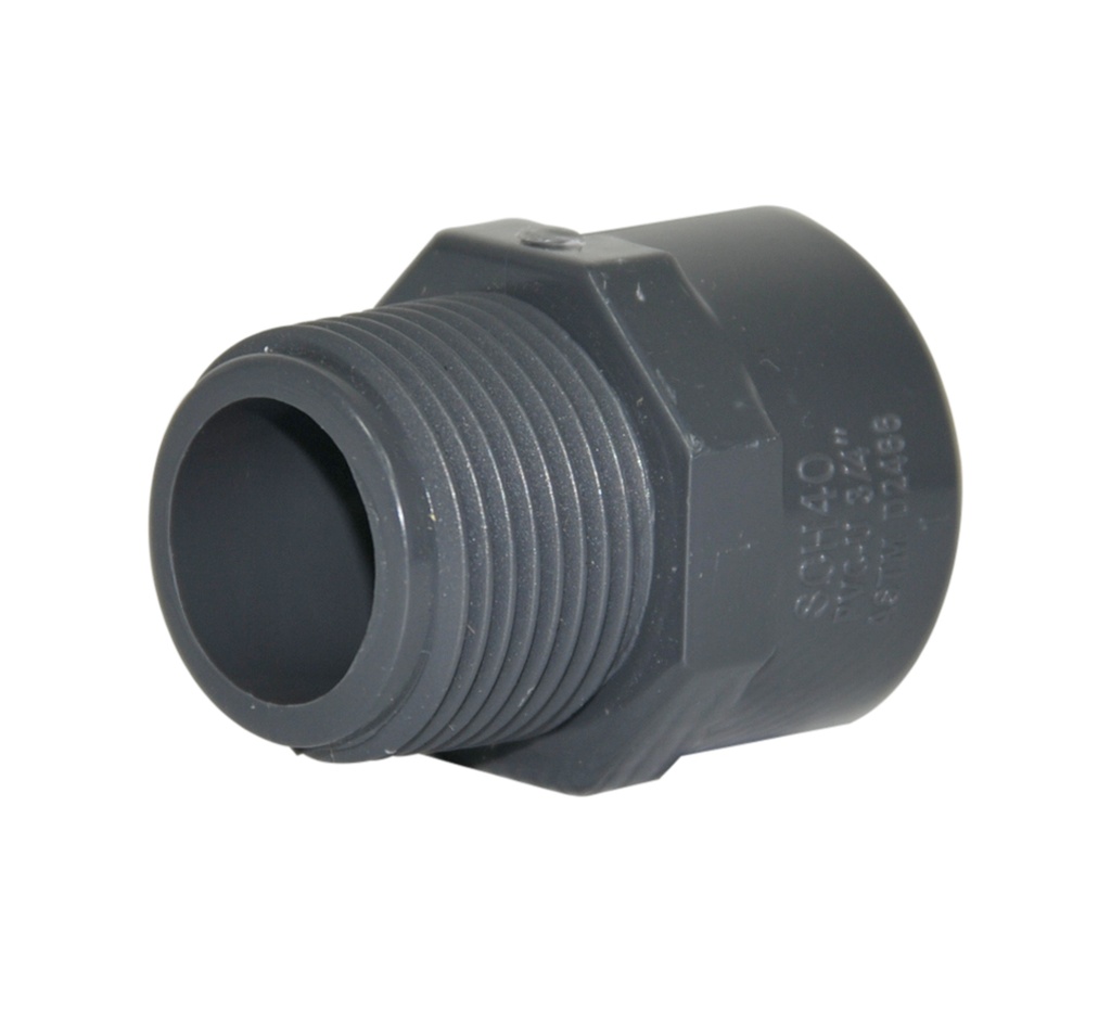 ADAPTADOR MACHO DE PVC AF DE 2" X 2" SOLDABLE REF. CPV-AF40 MARCA SEMILIC