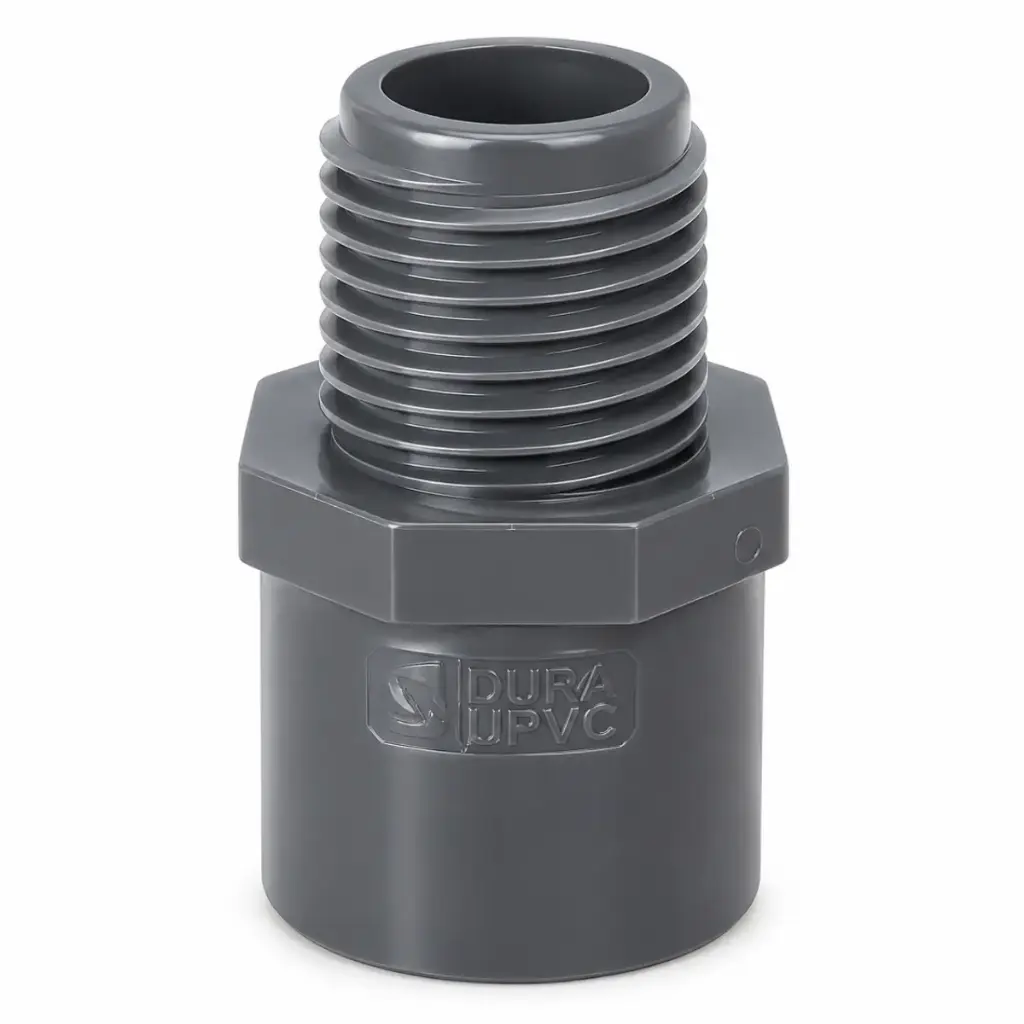 ADAPTADOR MACHO DE PVC AF ASTM SCH40 3/4" REF. C340102 MARCA UNITECA