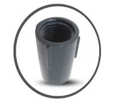 ADAPTADOR HEMBRA DE PVC AF ASTM SCH40 2 1/2" REF. C340209G MARCA UNITECA