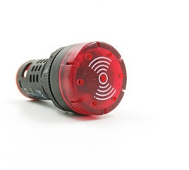 ALARMA AUDIBLE CON LUZ (FLASH LIGHT) ROJO 110V REF. CON14295 MARCA ANDELI
