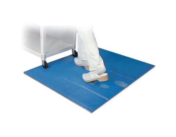 ALFOMBRA PARA CONTROL MICROBIOLOGICO 2 SECCIONES EN ALUMINIO ALFOMBRA Y GOMA MARCA GENERICO