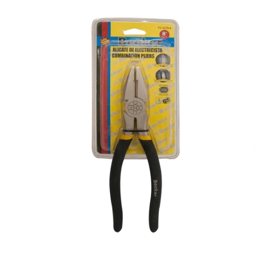 ALICATE ELECTRICISTA DE 8" REF. FE-5079-8 MARCA BECKER