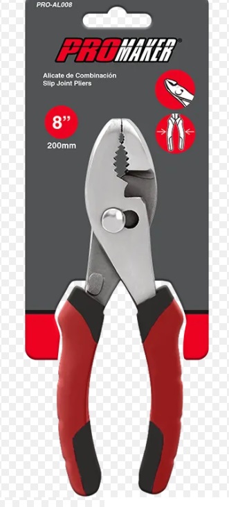 ALICATE P/ MECANICO C/FORRO 8" REF. RO-AL008 MARCA PROMAKER