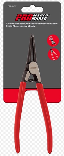 ALICATE PARA RETEN EXTERIOR RECTA C/FORRO 7" REF. PRO-AL247 MARCA PROMAKER