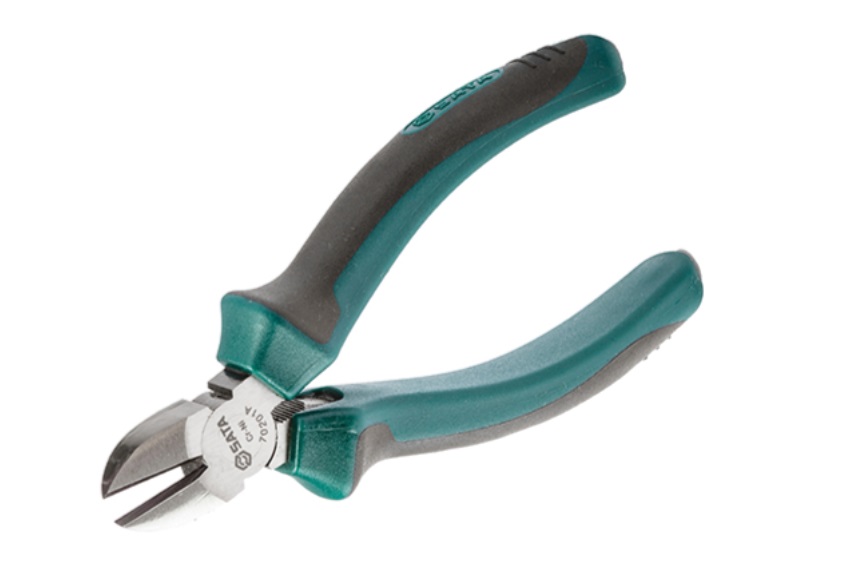 ALICATE CORTE DIAGONAL C/FORRO ECON. 5" REF. ST70201AST / 323509 MARCA SATA