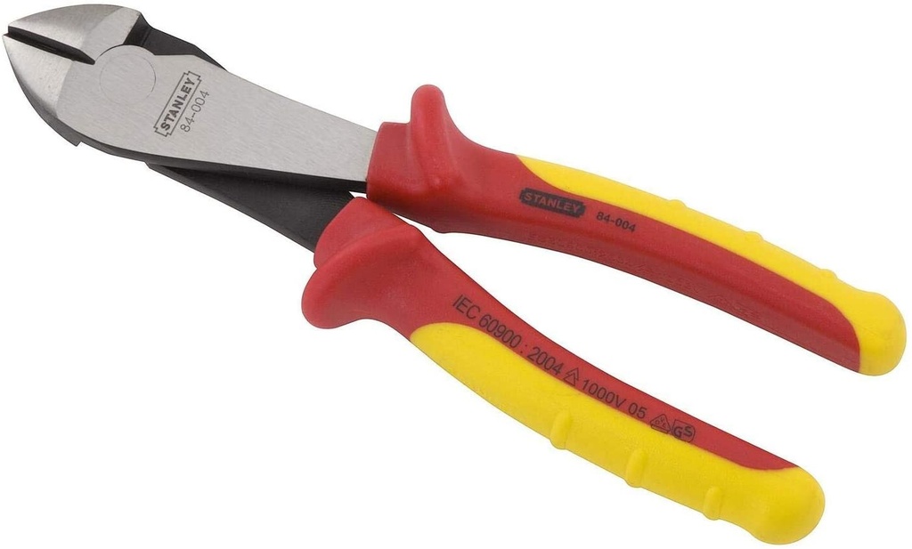 ALICATE CORTE DIAGONAL DIELECTRICO 1000V 8 1/4" REF. 84005 MARCA STANLEY