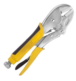 ALICATE D/PRESION MANDIBULA RECTA 10" C/FORRO REF. 84-379 MARCA STANLEY