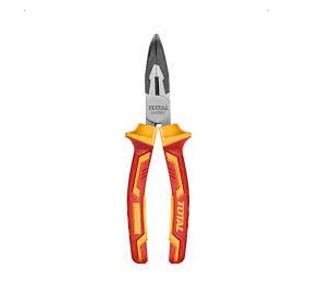 ALICATE PUNTA CURVA 8" 200 MM AISLADO 1000 V REF. THTIP2481 MARCA TOTAL TOOLS