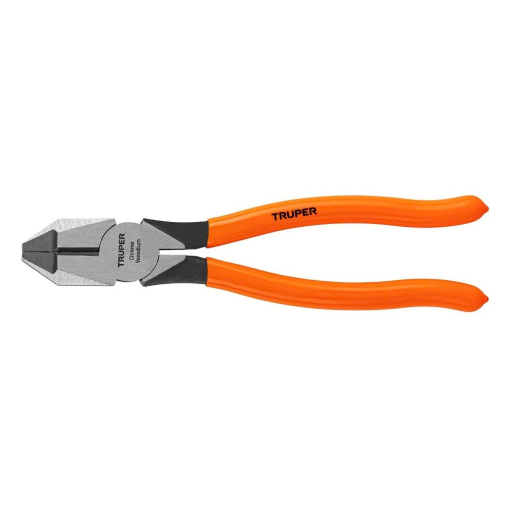 ALICATE PARA ELECTRICISTA PROF. CON AISLANTE 8" MOD.T-201-8 REF.17304 MARCA TRUPER