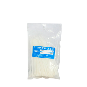 AMARRA CABLE/ TIRRAP/ CINCHOS DE NYLON 3.6 X100MM BLANCO BOLSA 100 PZAS REF FR-67316 MARCA GENERICO