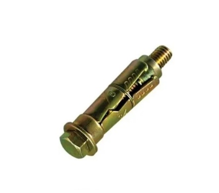 ANCLAJE / RAMPLUG METALICO EXPANSIBLE DE 3/8" CON TORNILLO ( UNIDAD) MARCA GENERICO