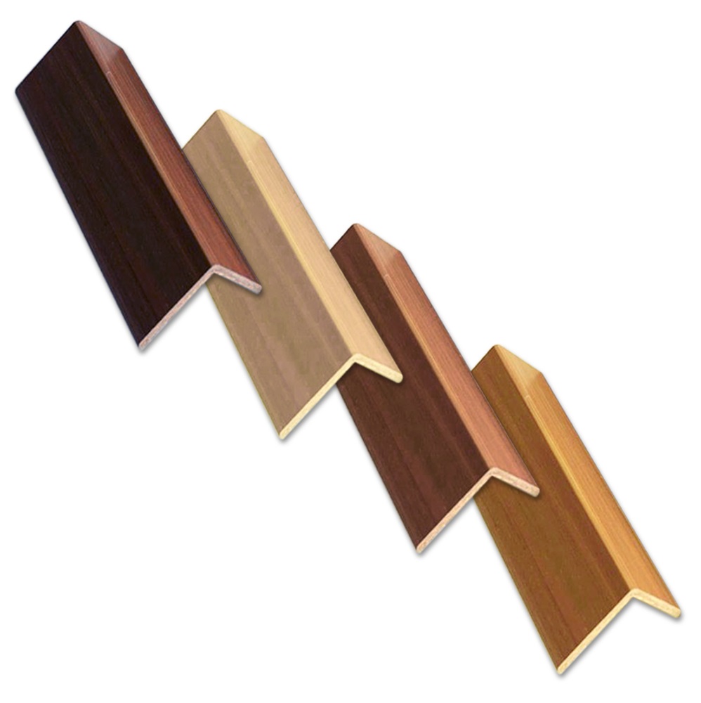 ANGULO PARA PARED PLASTICO 40 MM X 40 MM X 3 MTS WALL PANEL COLOR MADERA ANTIGUA MARCA GENPAR DECOR