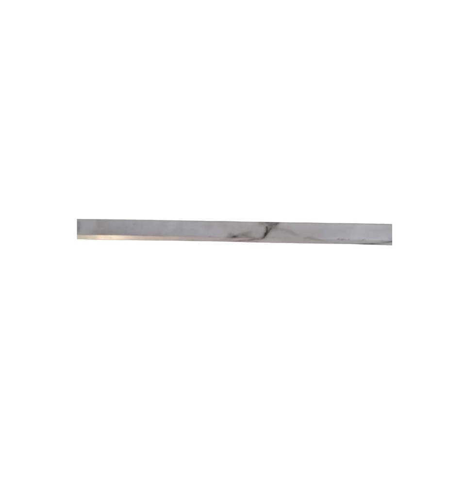 ANGULO INTERIOR 2,90 MTS PARA WALL PANEL COLOR MATT WHITE MACHIFERMA