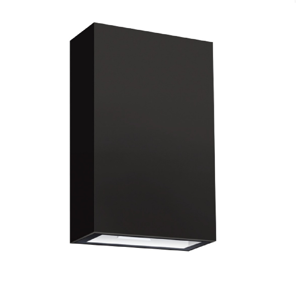 APLIQUE DE PARED SUPERFICIAL RECTANGULAR 8 W 3000 K IP65 260 LM C/ NEGRO REF. AI-WL10-BK ARTIG LIGHT
