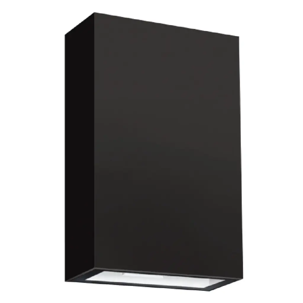 APLIQUE DE PARED SUPERFICIAL RECTANGULAR 8 W 3000 K IP65 260 LM C/ NEGRO REF. AI-WL10-BK ARTIG LIGHT