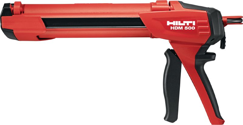 APLICADOR DE ANCLAJE QUIMICO HDM 500 + PORTA CARTUCHO HIT-CB-500 REF. 2101993 + 2007057 COD.940432 MARCA HILTI