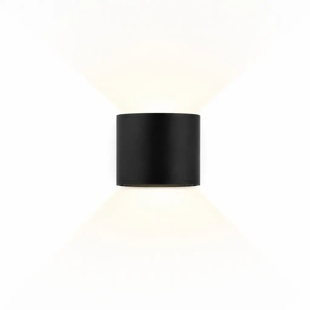 APLIQUE DE PARED GLOSS 6W 4500K 85-265V IP65 COLOR NEGRO REF. AHY80113 / 014243 MARCA ILUMINAK