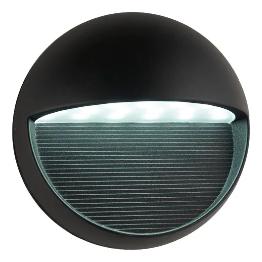 APLIQUE DE CAMINERIA GLIMMER 3W 4500K 85-265V IP65 COLOR NEGRO REF. AHY8030 MARCA ILUMINAK