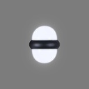 APLIQUE DE PARED OVAL 12W 4500K 85-265V IP65 COLOR NEGRO REF. AHY8282 MARCA ILUMINAK