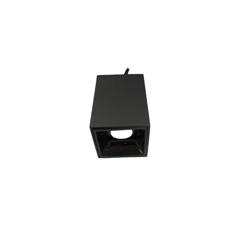 APLIQUE DE TECHO LED INTEGRADO 5W 4500K 85-265V 5.7 X 8CM SUPERFICIAL CUBICO NEGRO REF. CH5WBK ILUMINAK