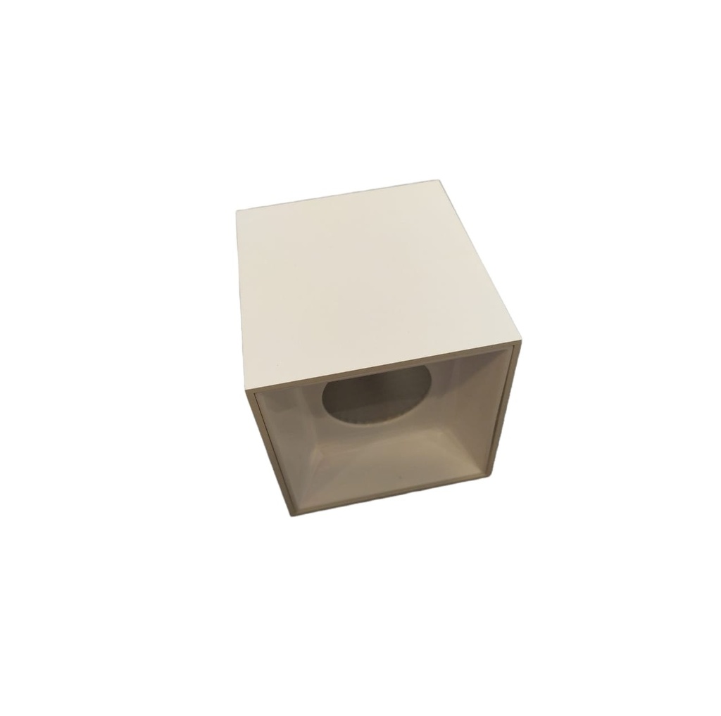APLIQUE DE TECHO LED INTEGRADO 15W 4500K 85-265V SUPERFICIAL CUBICO BLANCO REF.CHT15WWH ILUMINAK