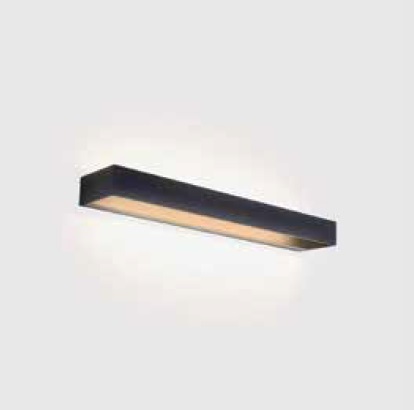 APLIQUE DE PARED SPECTRE 10W 4500K 1200LM IP20 31 CM X 120 CM X 50 CM NEGRO REF.HS813518WBK ILUMINAK