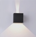 APLIQUE DE PARED SQUARE 3W 85-265V IP65 NEGRO REF. HY8246 MARCA ILUMINAK