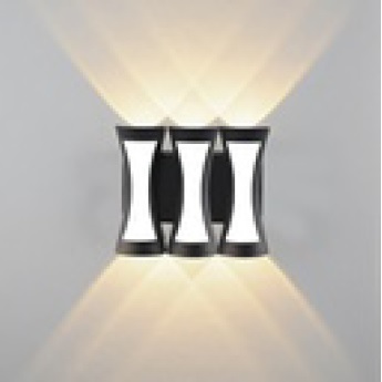 APLIQUE DE PARED TOST 10W 85-265V IP65 NEGRO REF. HY83686 MARCA ILUMINAK