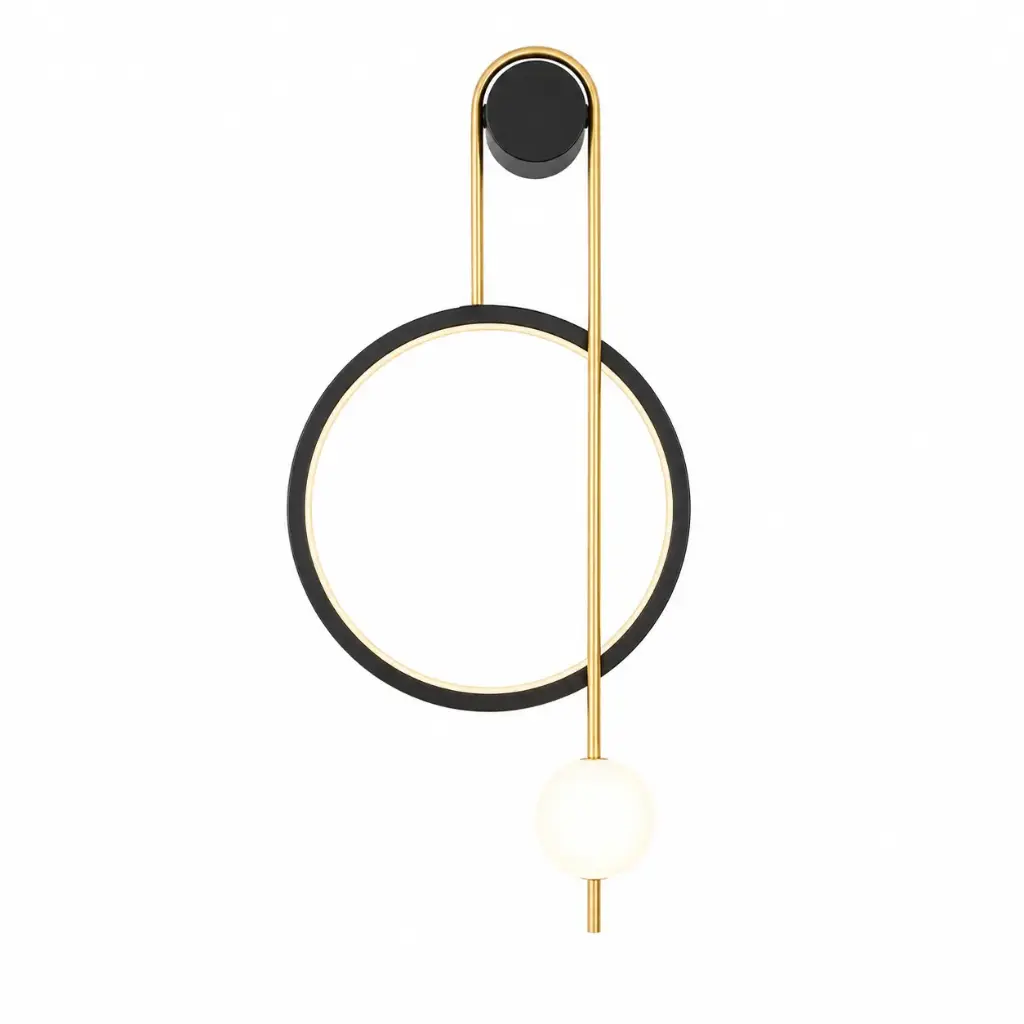 APLIQUE DE PARED MODERN BREATH 32W 3000K IP20 24 CM X 48 CM X 8 CM NEGRO REF. MD08 MARCA ILUMINAK