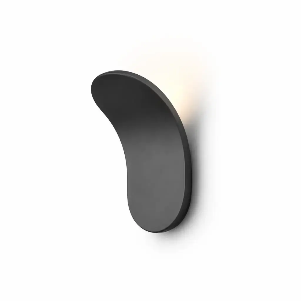 APLIQUE DE PARED SPOON 5W 3500K 545LM IP20 10 CM X 18 CM COLOR NEGRO REF. MD55BKWW MARCA ILUMINAK