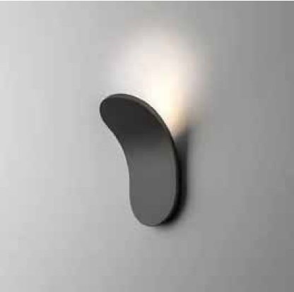 APLIQUE DE PARED SPOON 5W 3500K 545LM IP20 10 CM X 18 CM COLOR NEGRO REF. MD55BKWW MARCA ILUMINAK