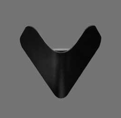 APLIQUE DE PARED VOOR 5W 3500K IP65 22 CM X 25 CM COLOR NEGRO REF. YS19621 MARCA ILUMINAK