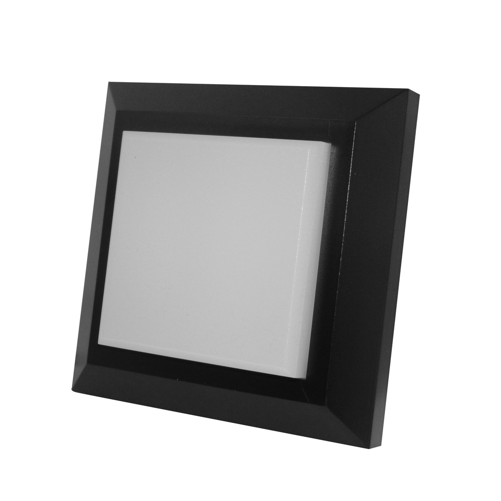 APLIQUE LED SOBREP. DECOLED QUARTER NEGRO 3W 100-240V 150LM 3000K IP65 REF.86608 / 7014795 LEDVANCE