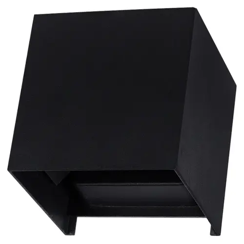 APLIQUE DECORATIVO 6 W 3000K 100 X 100 X 100MM IP65 ALUMINIO NEGRO 100 - 240 V REF. LP3010 LUCERNA