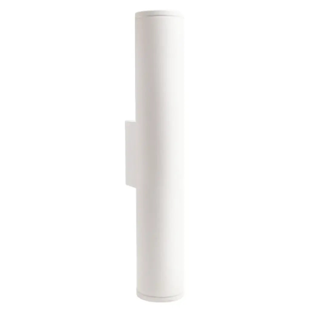 APLIQUE PARED PARA DICROICO GU10 X 2 CILINDRO UP&DOWN COLOR BLANCO REF. LUM-1368-W LUMIND