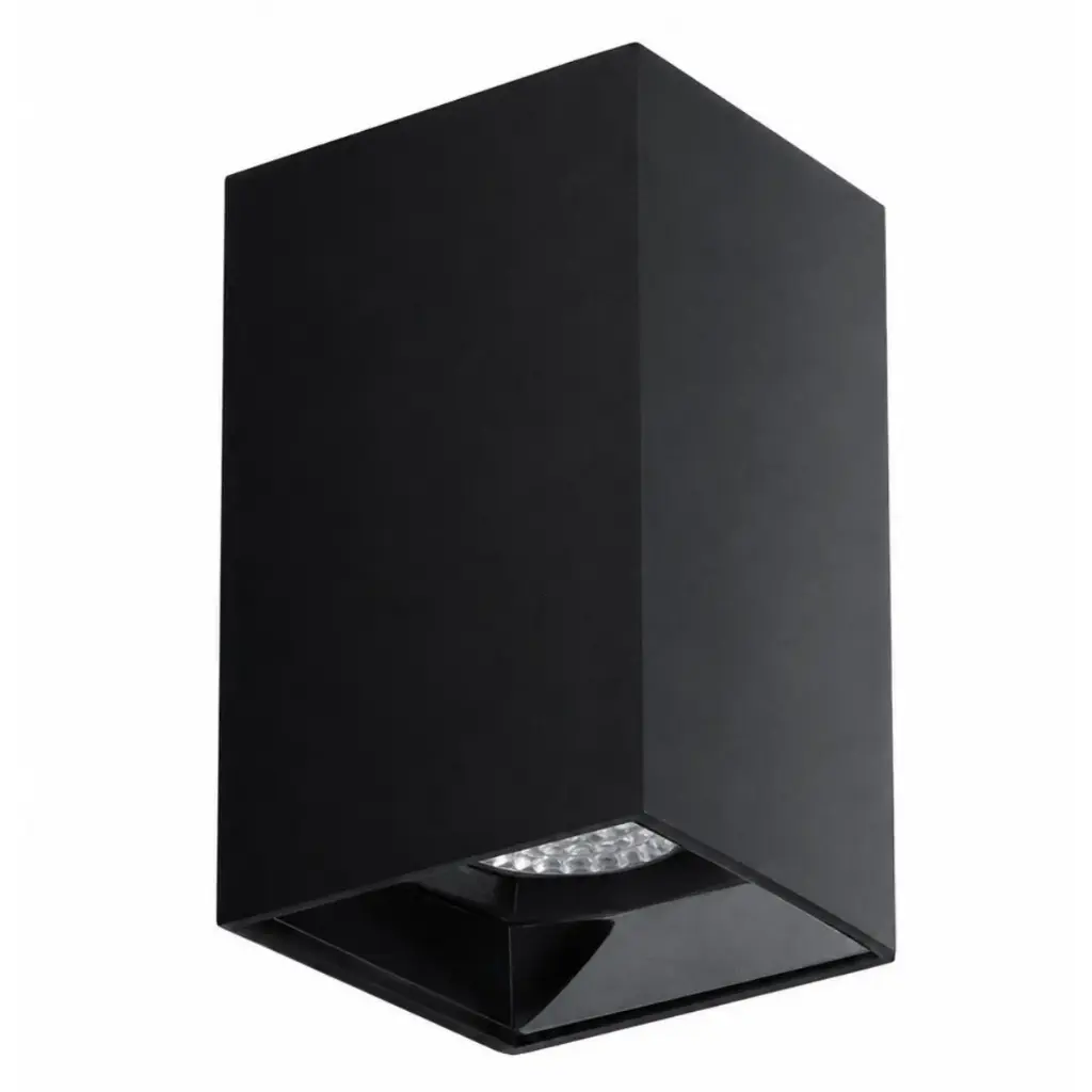 APLIQUE DE TECHO LED INTEGRADO 12 W 3000 K 85 - 265 V CUBICO NEGRO REF.LUMVQ-G134BBC MARCA LUMIND
